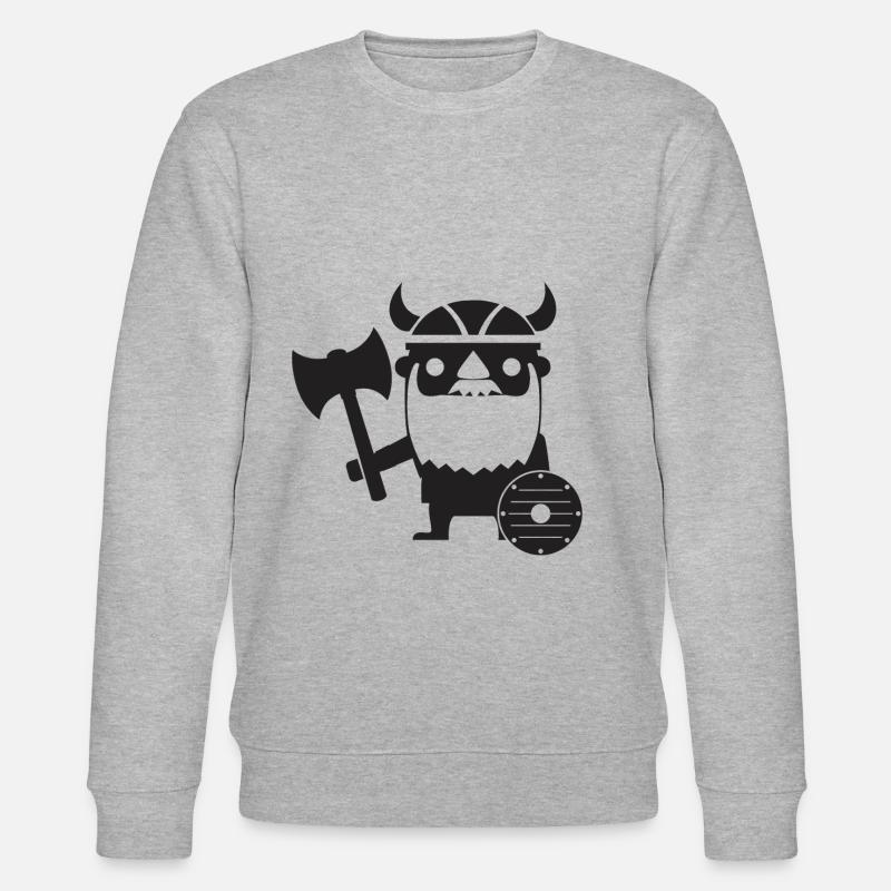 Wikinger - Stanley/Stella Unisex Bio-Sweatshirt CHANGER  - Grau meliert