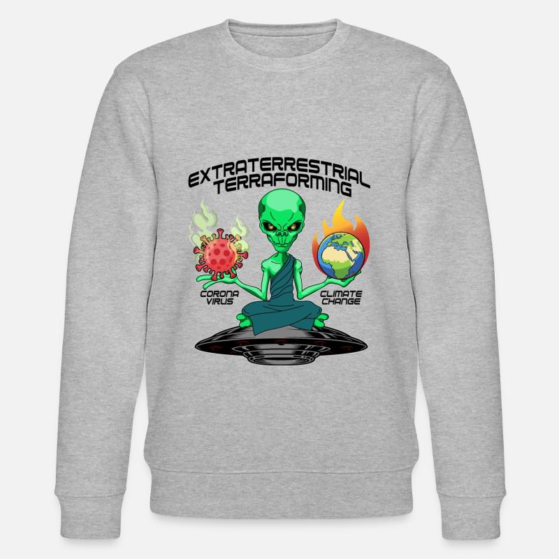 Invasion terraformante extraterrestre extraterrestre - Sweat bio CHANGER Stanley/Stella Unisexe - gris chiné