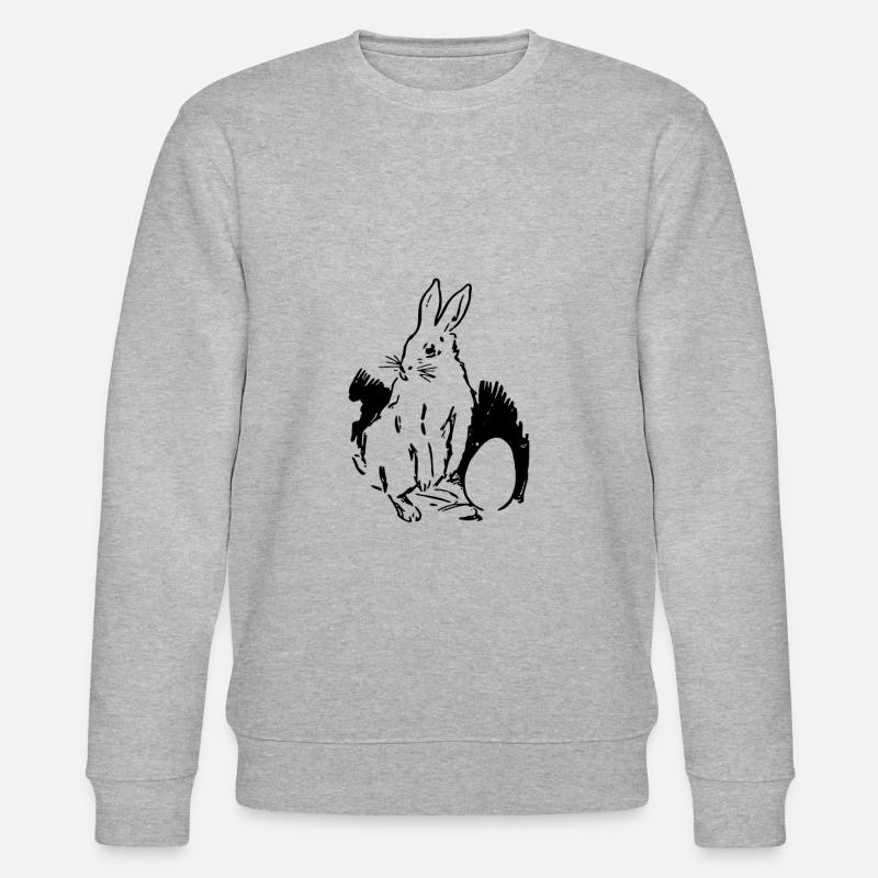 Easter bunny Easter bunny - Stanley/Stella CHANGER Unisex Organic Sweatshirt - heather grey