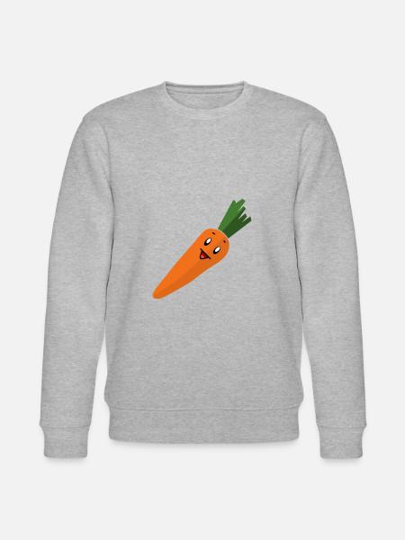 A funny turnip - Stanley/Stella CHANGER Unisex Organic Sweatshirt - heather grey