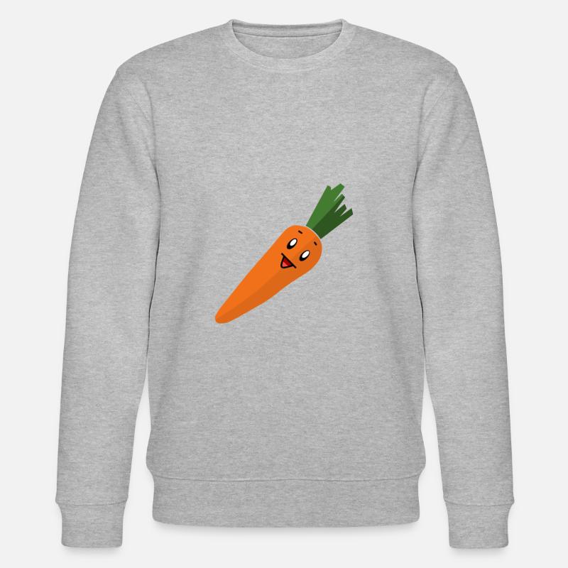 Eine witzige Rübe - Stanley/Stella Unisex Bio-Sweatshirt CHANGER  - Grau meliert