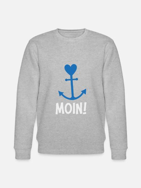 Moin Anker - Stanley/Stella Unisex Bio-Sweatshirt CHANGER - Grau meliert