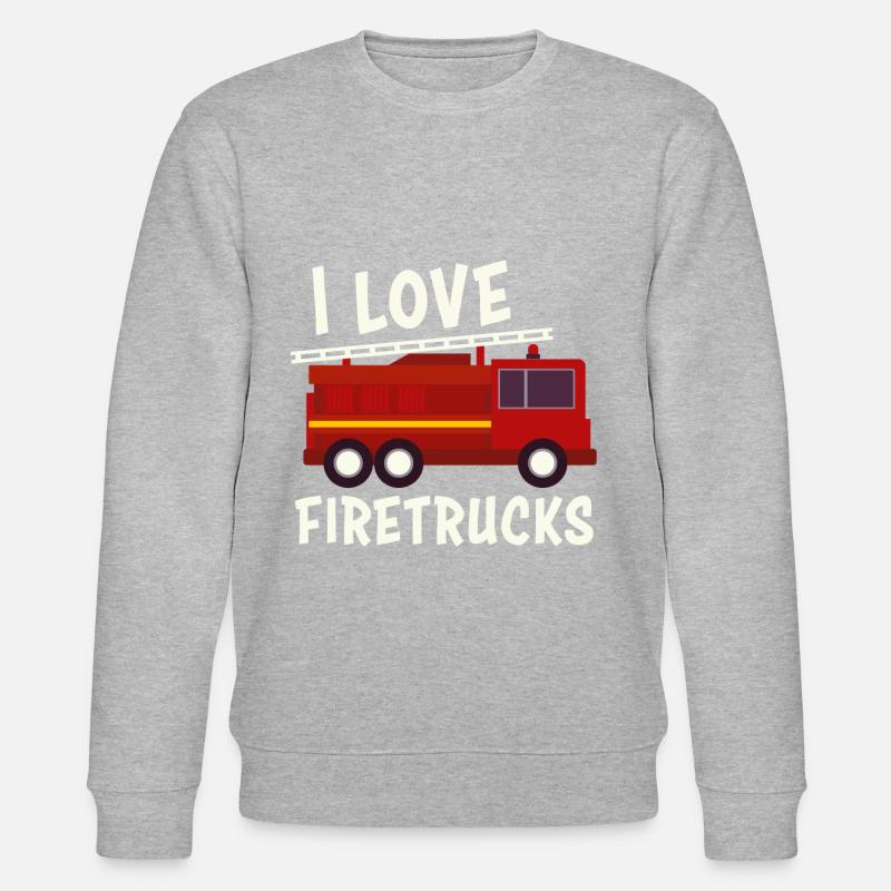 Fire engine fire engine - Stanley/Stella CHANGER Unisex Organic Sweatshirt - heather grey