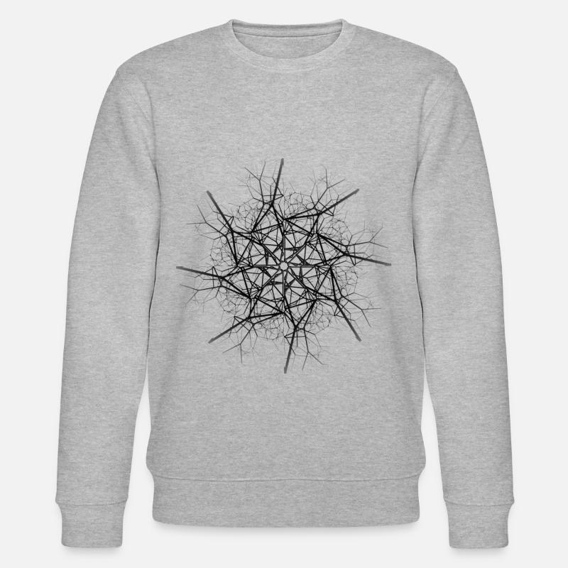 Stacheldraht - Stanley/Stella Unisex Bio-Sweatshirt CHANGER  - Grau meliert