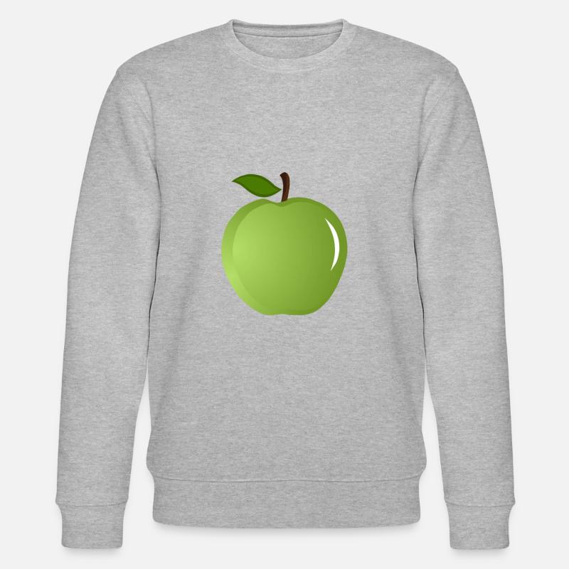 Apfel - Stanley/Stella Unisex Bio-Sweatshirt CHANGER  - Grau meliert