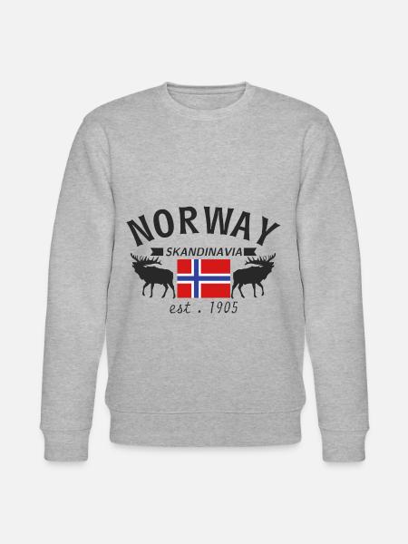 Norway 1905 Scandinvia - Stanley/Stella CHANGER Unisex Organic Sweatshirt - heather grey