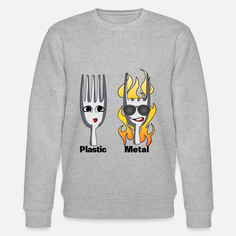 Metal - Stanley/Stella Unisex Bio-Sweatshirt CHANGER  - Grau meliert