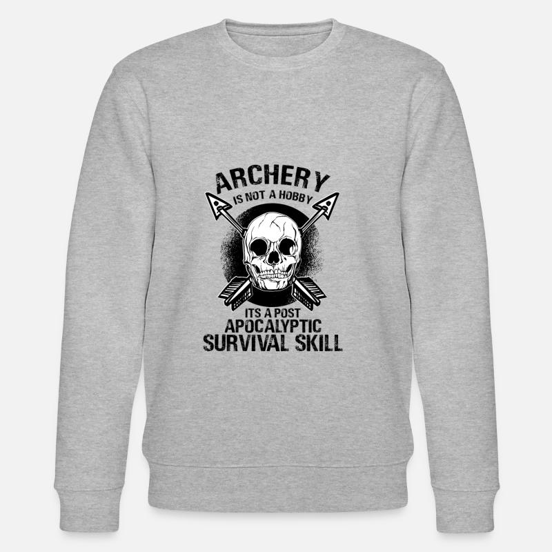ARCHERY - Stanley/Stella Unisex Bio-Sweatshirt CHANGER  - Grau meliert