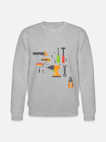 Toolkit, Handyman - Stanley/Stella CHANGER Unisex Organic Sweatshirt - heather grey