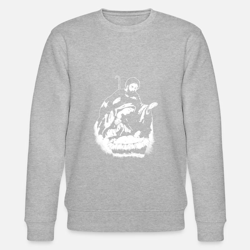 Sainte Famille - Sweat bio CHANGER Stanley/Stella Unisexe - gris chiné