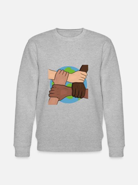 Peace - Stanley/Stella CHANGER Unisex Organic Sweatshirt - heather grey