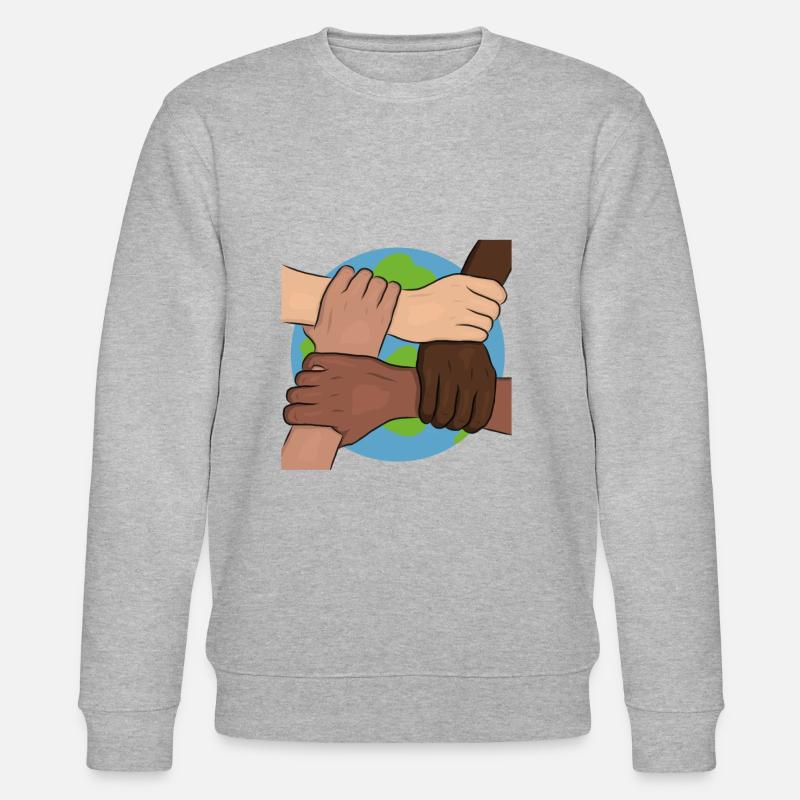 Paix - Sweat bio CHANGER Stanley/Stella Unisexe - gris chiné