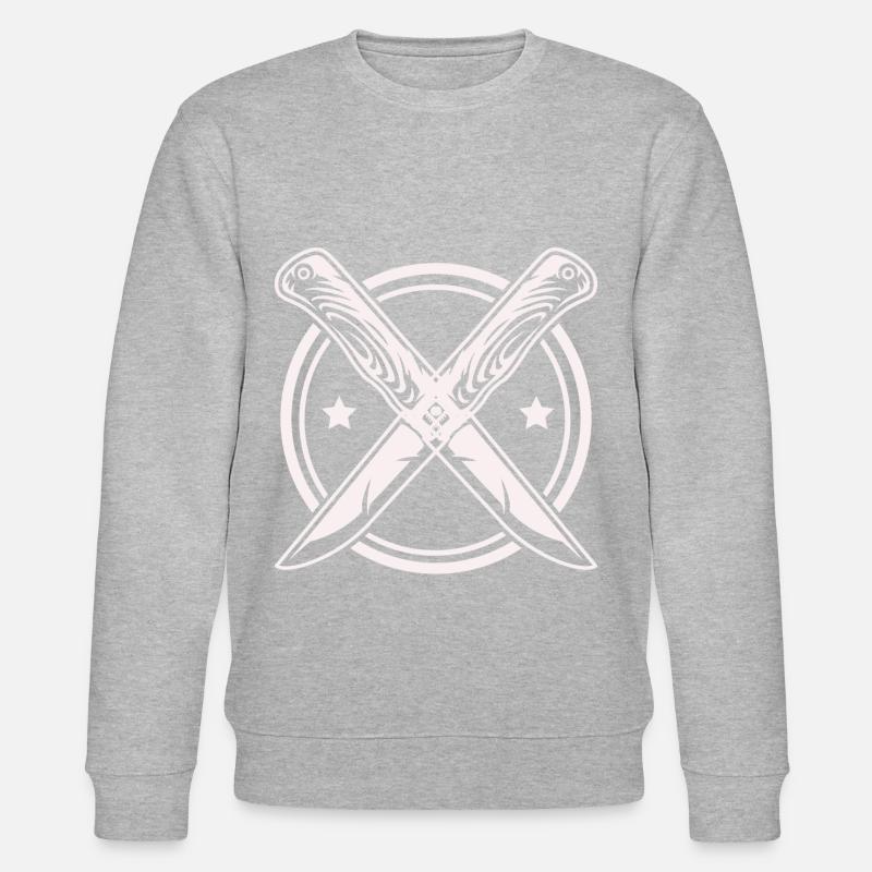 Messer - Stanley/Stella Unisex Bio-Sweatshirt CHANGER  - Grau meliert