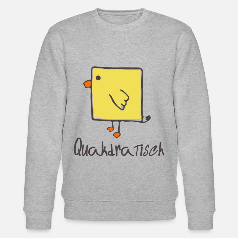 Quakdratisch - Stanley/Stella Unisex Bio-Sweatshirt CHANGER  - Grau meliert