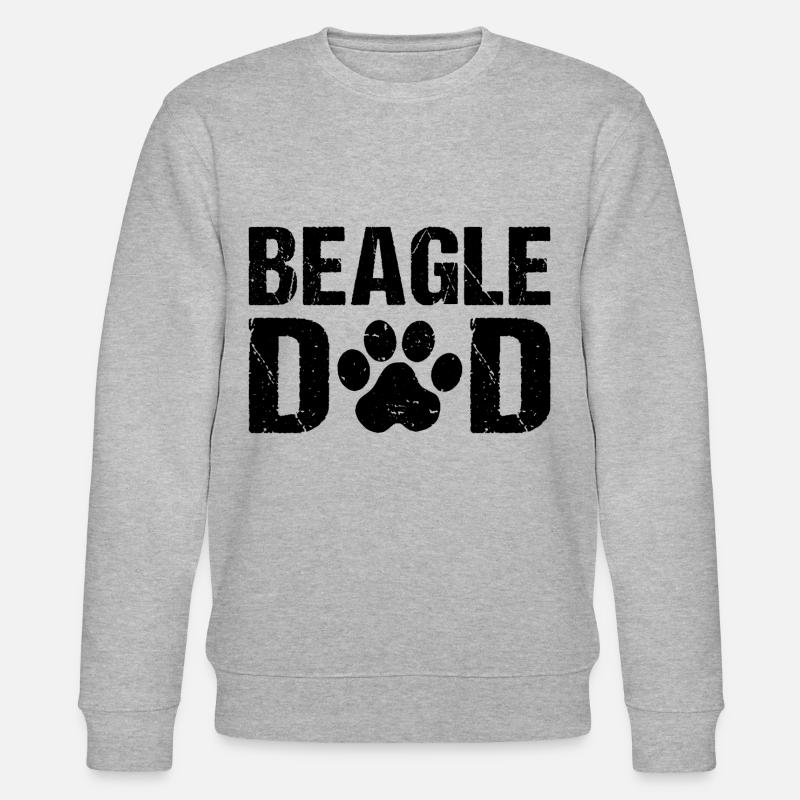 Beagle Papa Beagle Chiens - Sweat bio CHANGER Stanley/Stella Unisexe - gris chiné