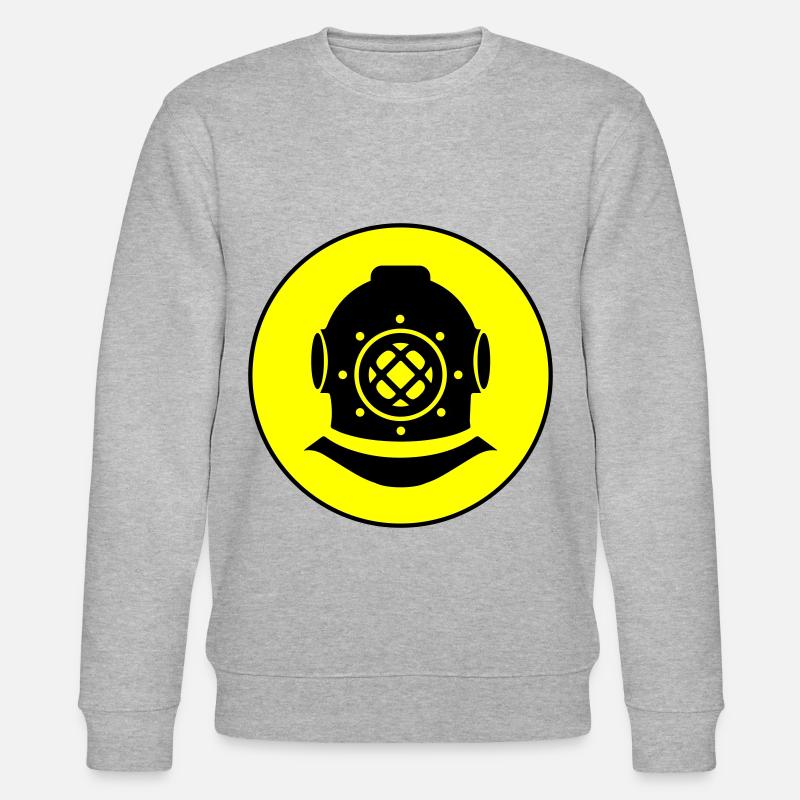 Cercle de plongée en apnée - Sweat bio CHANGER Stanley/Stella Unisexe - gris chiné