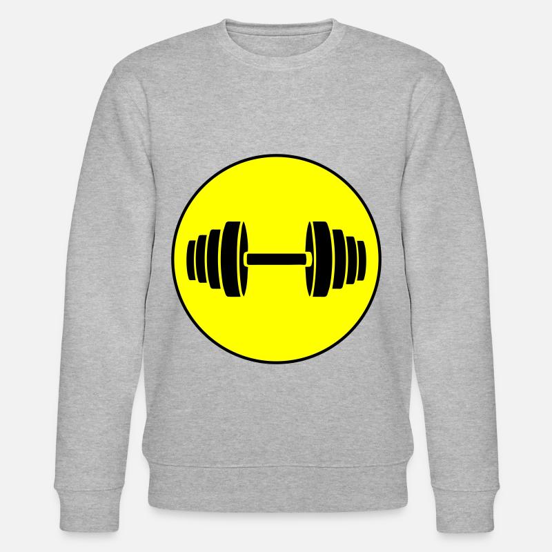 Hantel gewichte Kreis - Stanley/Stella Unisex Bio-Sweatshirt CHANGER  - Grau meliert
