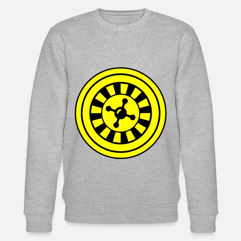 Cercle d’icônes de roulette - Sweat bio CHANGER Stanley/Stella Unisexe - gris chiné