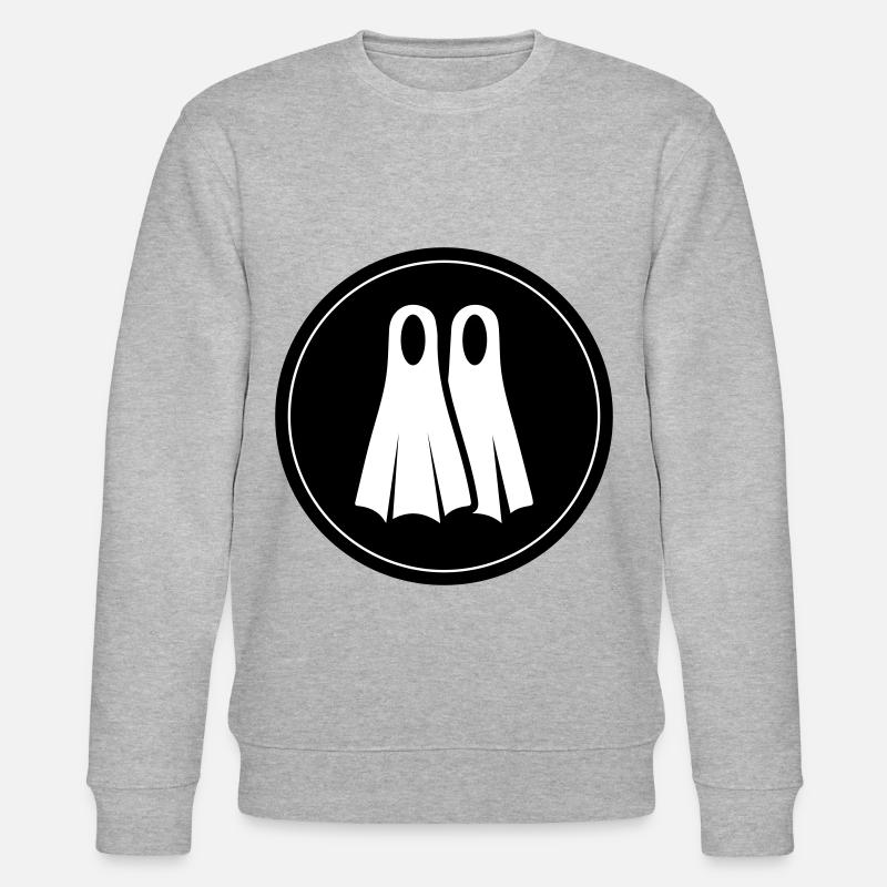 Cercle de nageoires de plongée - Sweat bio CHANGER Stanley/Stella Unisexe - gris chiné