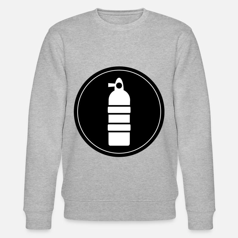 Cercle de plongée à l’oxygène - Sweat bio CHANGER Stanley/Stella Unisexe - gris chiné