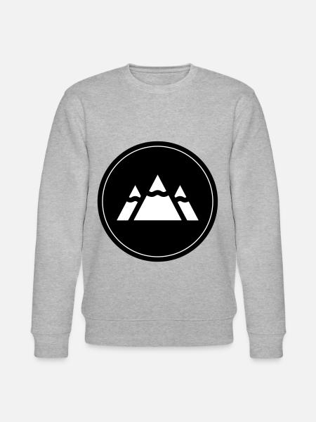 Berge - Stanley/Stella Unisex Bio-Sweatshirt CHANGER  - Grau meliert