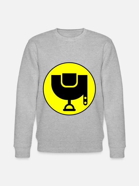 Saddle icon - Stanley/Stella CHANGER Unisex Organic Sweatshirt - heather grey