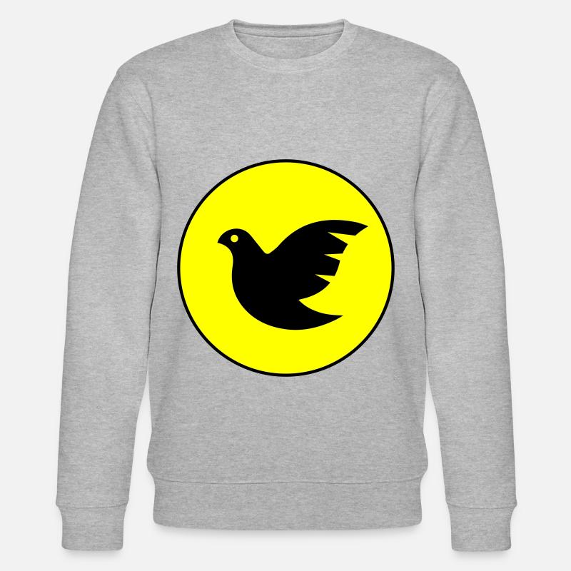 Symbole de la colombe - Sweat bio CHANGER Stanley/Stella Unisexe - gris chiné