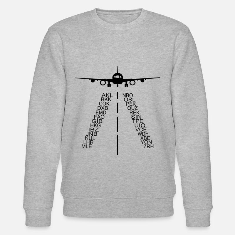 DÜSENJET - Stanley/Stella Unisex Bio-Sweatshirt CHANGER  - Grau meliert