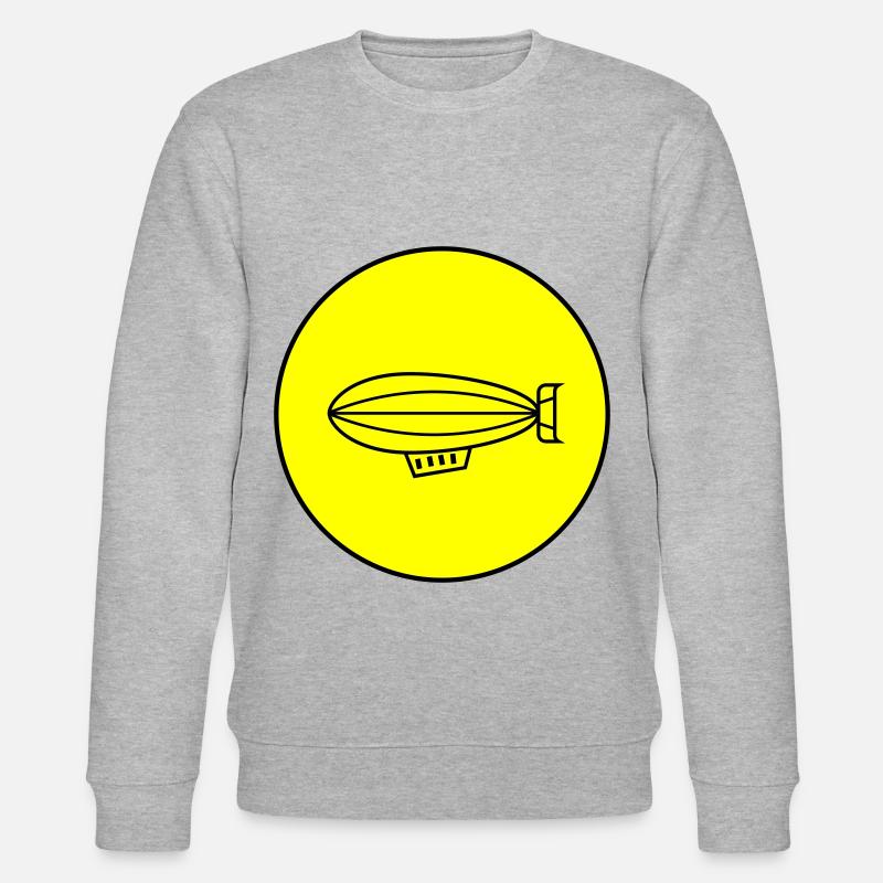 Symbole de l’icône Zeppelin - Sweat bio CHANGER Stanley/Stella Unisexe - gris chiné