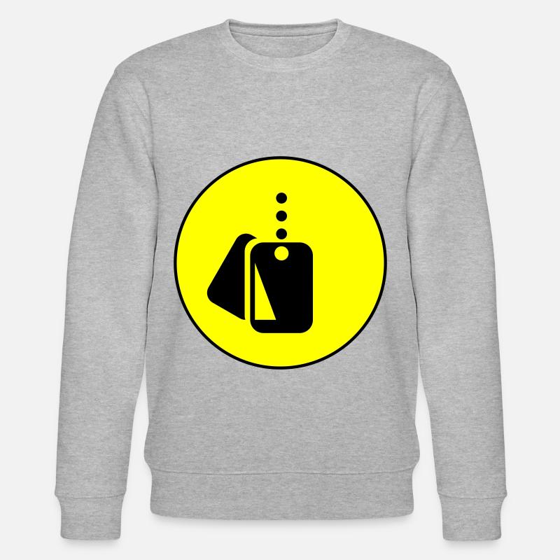 Abzeichen Icon symbol - Stanley/Stella Unisex Bio-Sweatshirt CHANGER  - Grau meliert