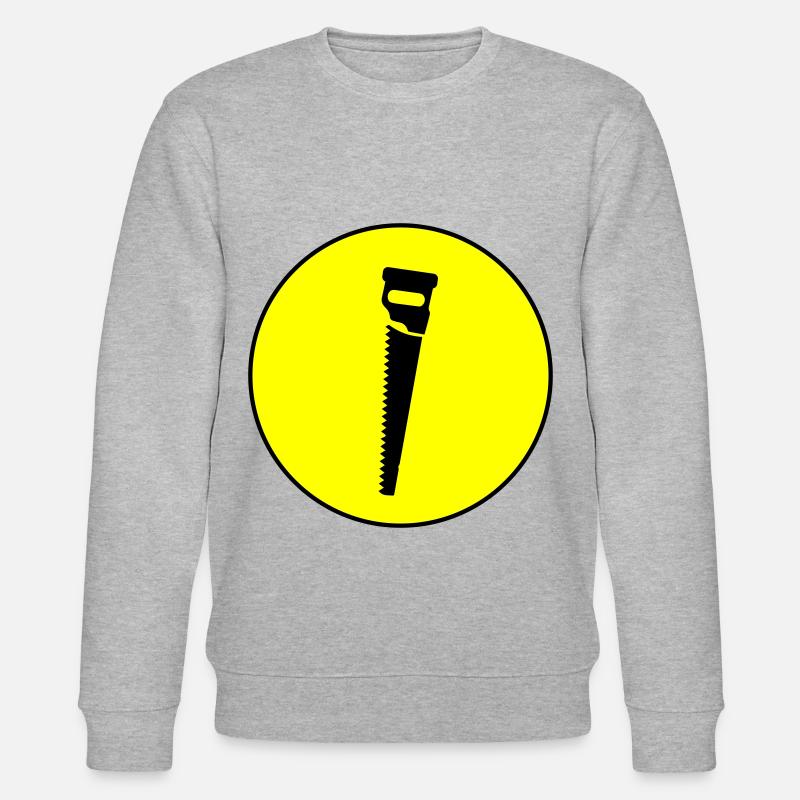 Icône de scie - Sweat bio CHANGER Stanley/Stella Unisexe - gris chiné