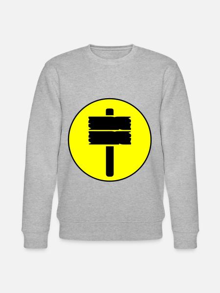 Wegweiser icon - Stanley/Stella Unisex Bio-Sweatshirt CHANGER - Grau meliert