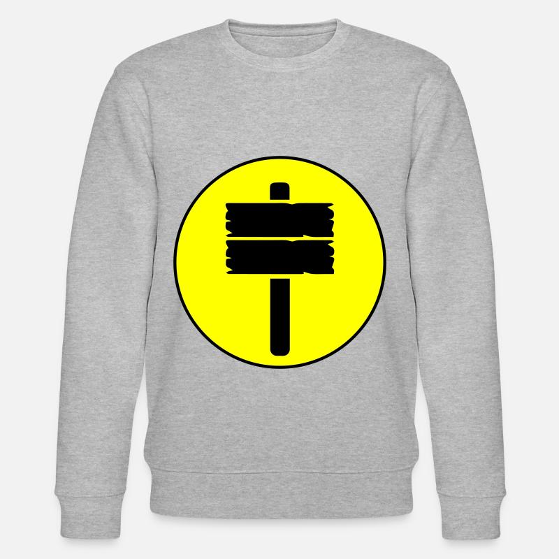 Wegweiser icon - Stanley/Stella Unisex Bio-Sweatshirt CHANGER  - Grau meliert
