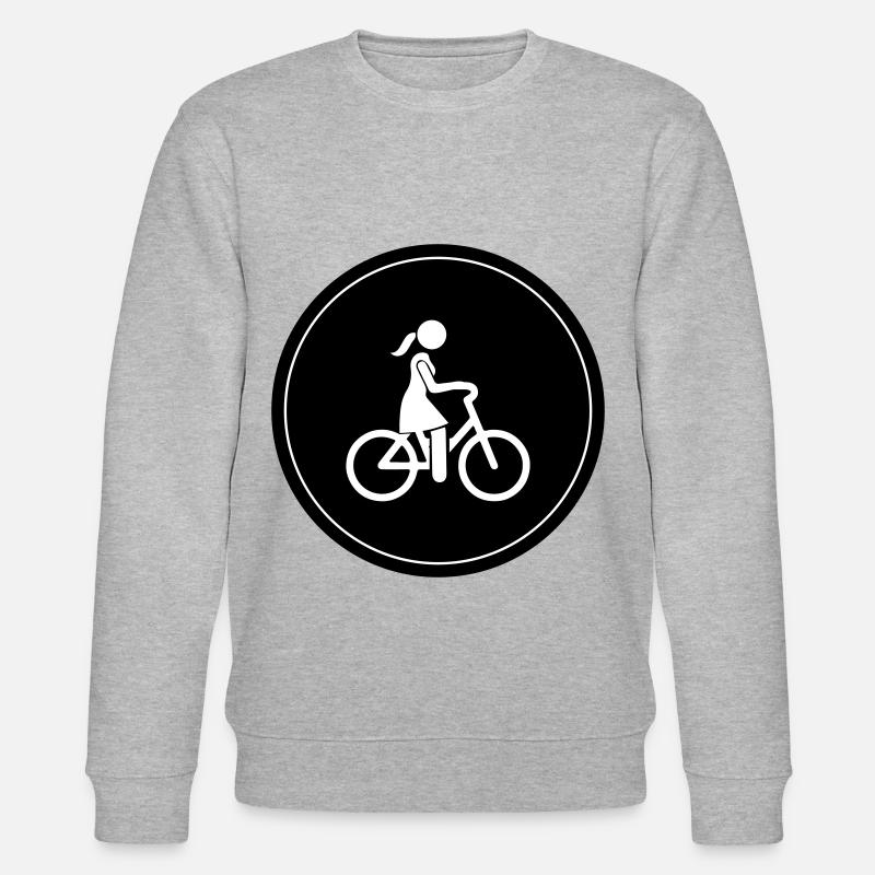 Icône vélo - Sweat bio CHANGER Stanley/Stella Unisexe - gris chiné