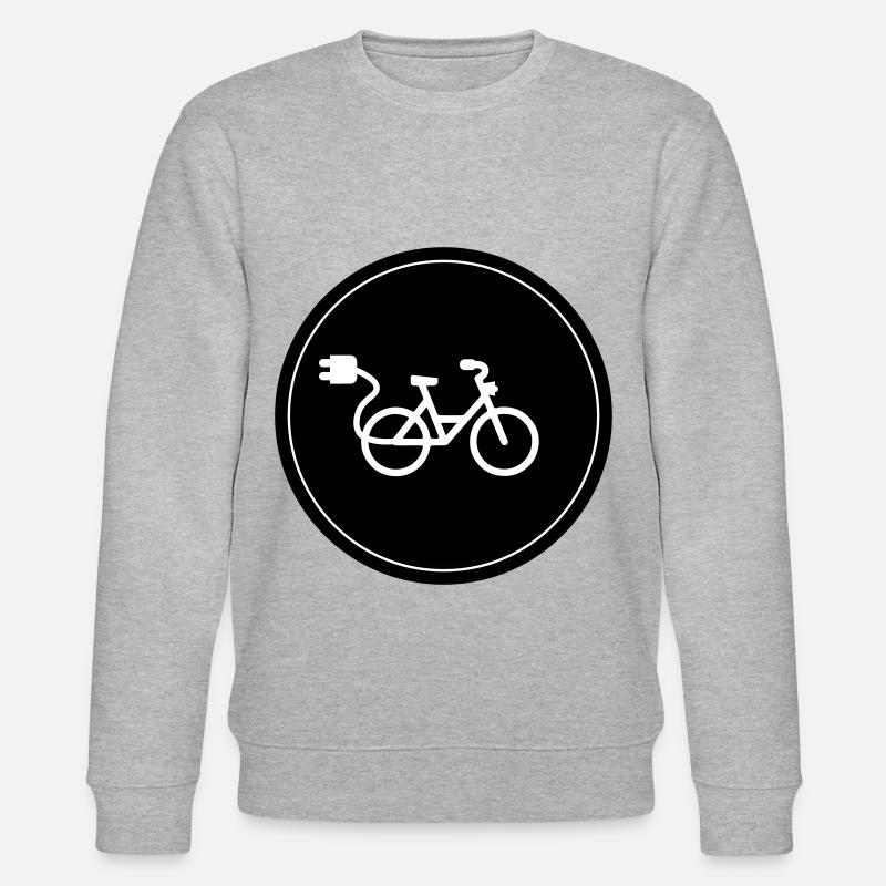 eBike Bicycle Cycling - Stanley/Stella CHANGER Unisex Organic Sweatshirt - heather grey