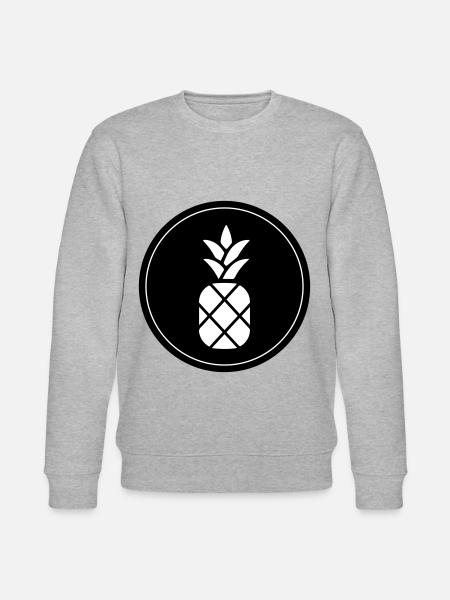 Pineapple fruit - Stanley/Stella CHANGER Unisex Organic Sweatshirt - heather grey