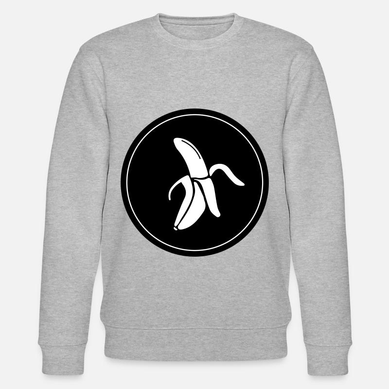 Icône Banane - Sweat bio CHANGER Stanley/Stella Unisexe - gris chiné