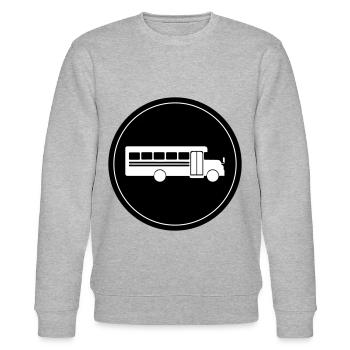 Schule Schulbus - Stanley/Stella Unisex Bio-Sweatshirt CHANGER  - Grau meliert - Vorne - Nik (191cm) & Marisol (170cm)