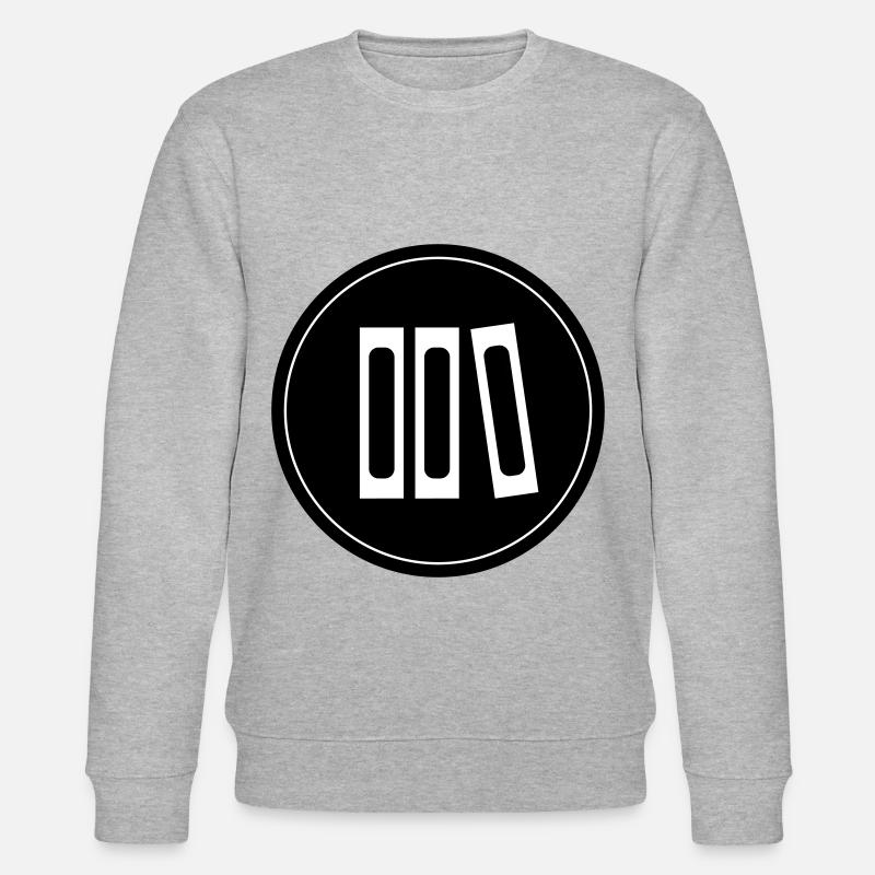 Bücher lesen - Stanley/Stella Unisex Bio-Sweatshirt CHANGER  - Grau meliert