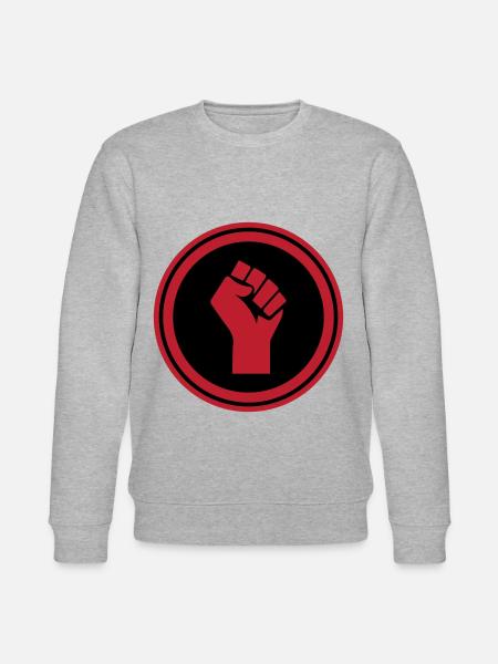 Hand Faust - Stanley/Stella Unisex Bio-Sweatshirt CHANGER - Grau meliert