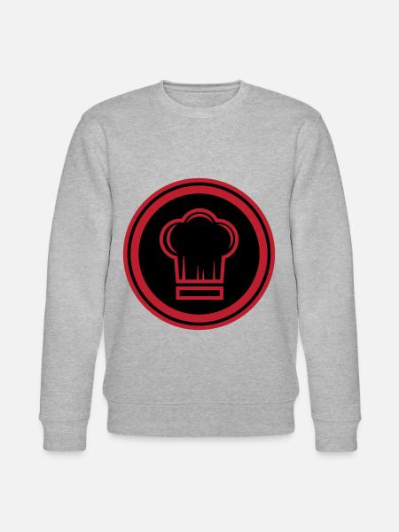 Chef's Hat Chef - Stanley/Stella CHANGER Unisex Organic Sweatshirt - heather grey