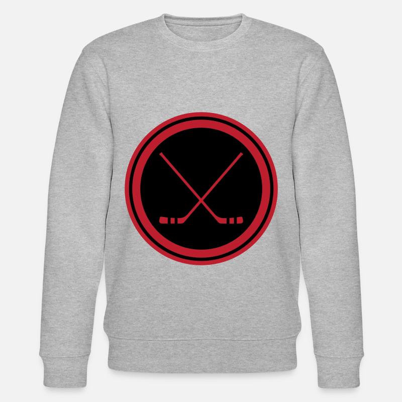 Bâtons de hockey sur glace - Sweat bio CHANGER Stanley/Stella Unisexe - gris chiné