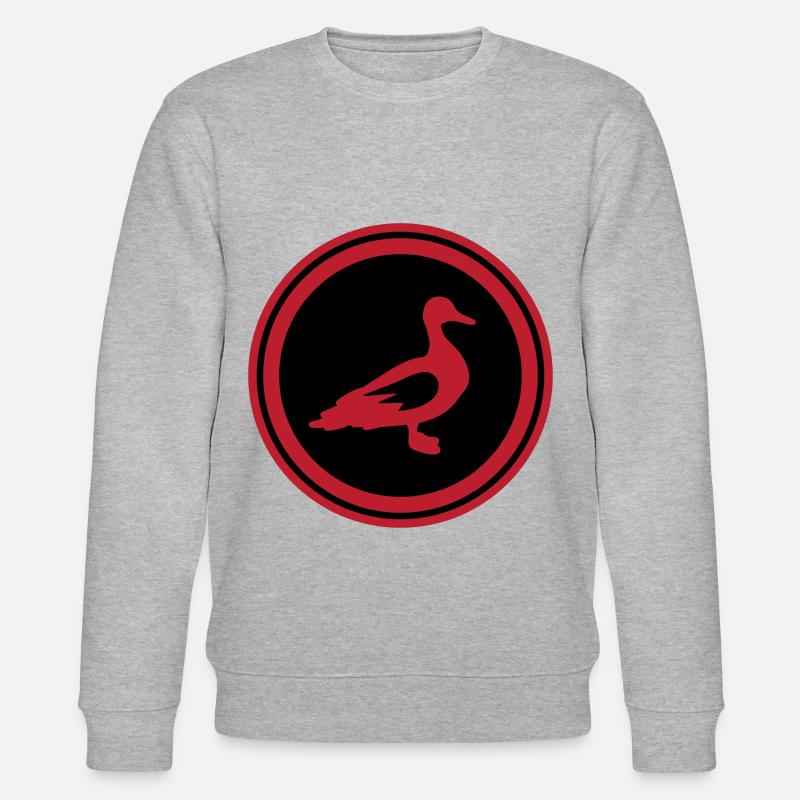 Animal canard - Sweat bio CHANGER Stanley/Stella Unisexe - gris chiné