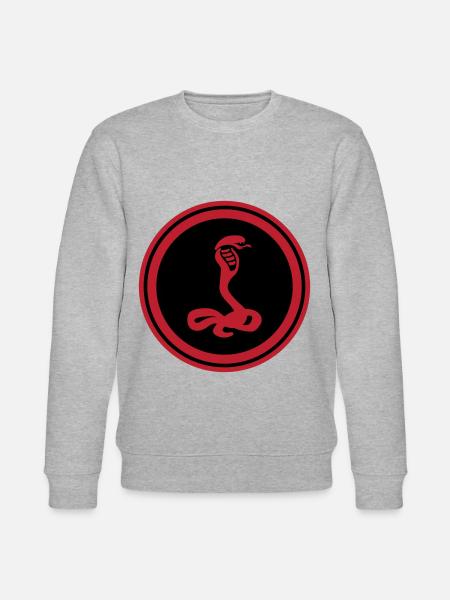Snake Cobra - Stanley/Stella CHANGER Unisex Organic Sweatshirt - heather grey