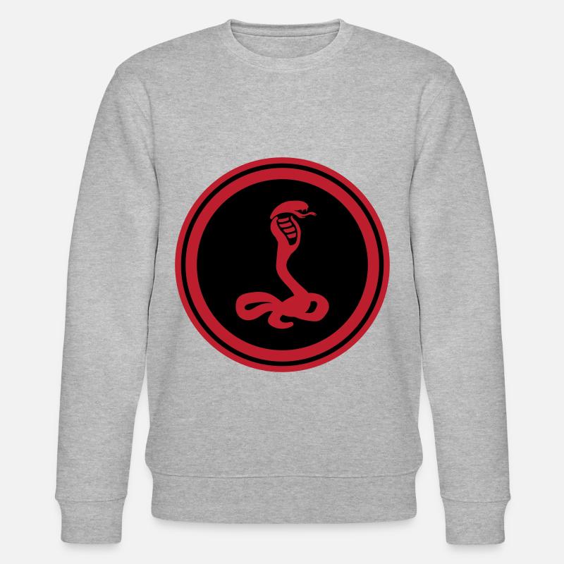 Snake Cobra - Stanley/Stella CHANGER Unisex Organic Sweatshirt - heather grey