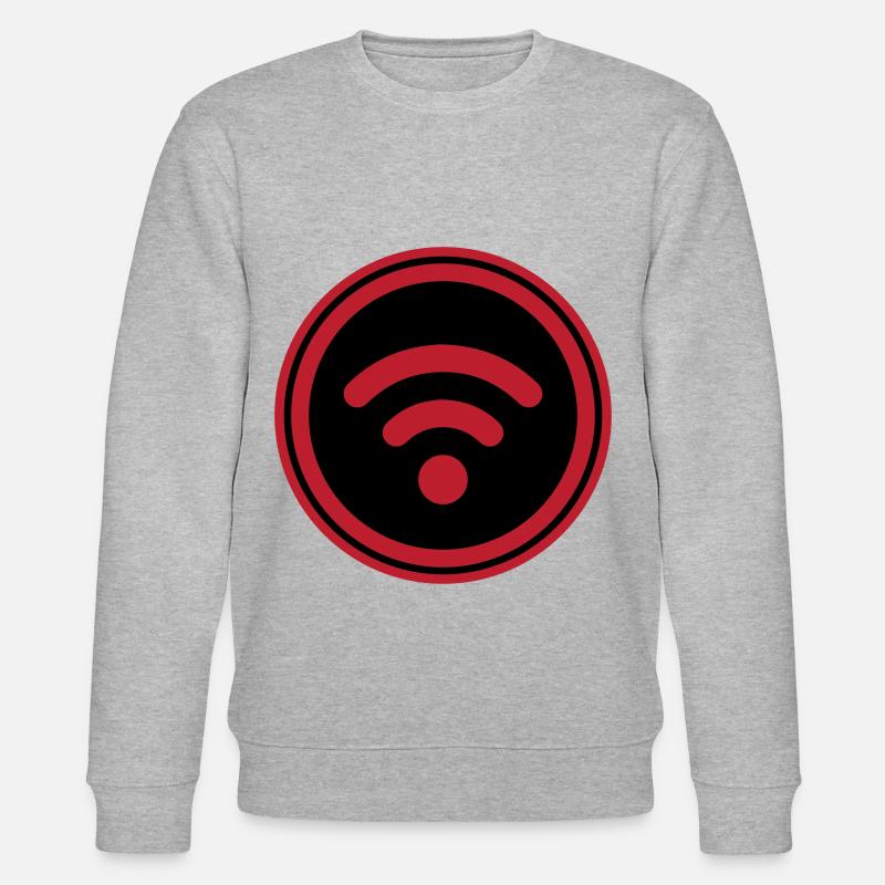 Wi-Fi Internet - Sweat bio CHANGER Stanley/Stella Unisexe - gris chiné
