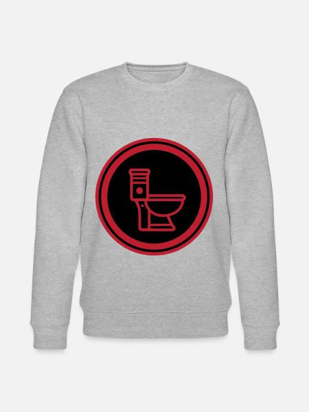 Wc toilette - Sweat bio CHANGER Stanley/Stella Unisexe - gris chiné