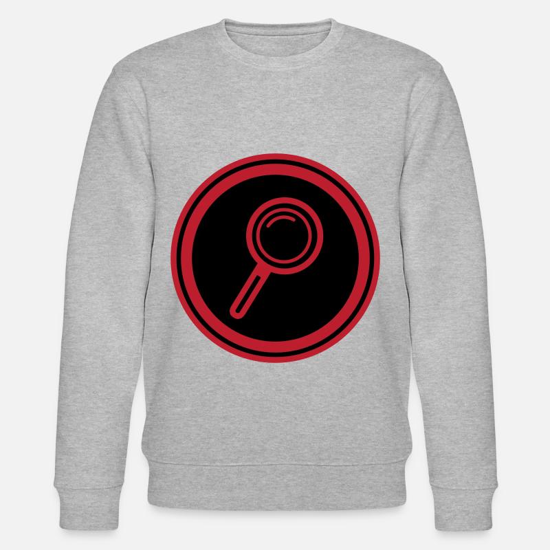 Icône de loupe - Sweat bio CHANGER Stanley/Stella Unisexe - gris chiné