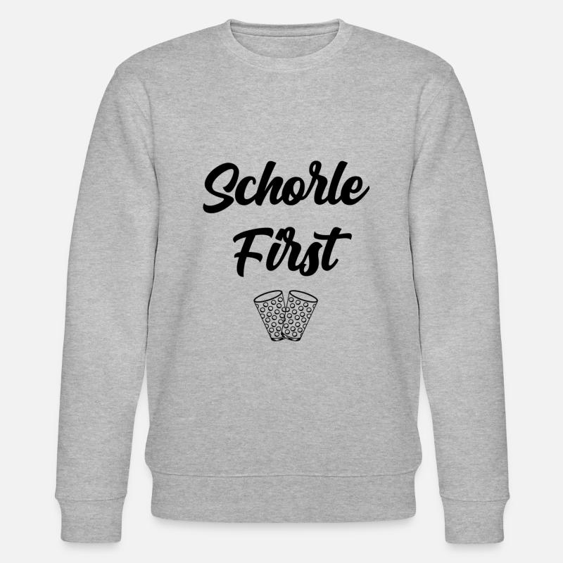 Schorle first - Stanley/Stella Unisex Bio-Sweatshirt CHANGER  - Grau meliert
