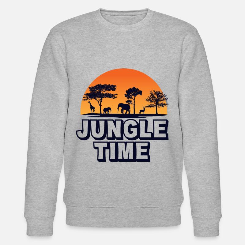 Safari Big Five - Sweat bio CHANGER Stanley/Stella Unisexe - gris chiné